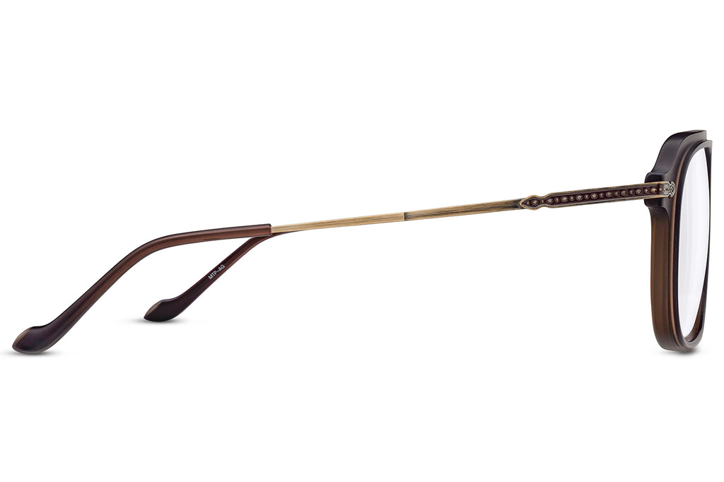 Matsuda - M2062 Eyeglasses Matte Taupe - Antique Gold