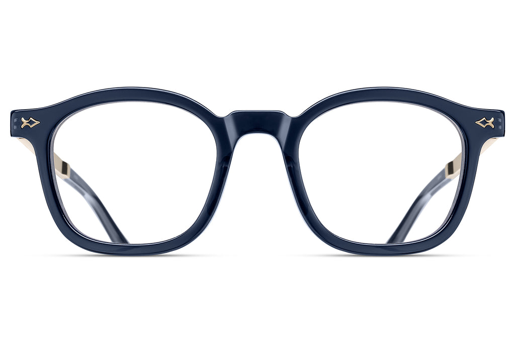Matsuda - M2068 Eyeglasses Dark Navy Crystal - Brushed Gold