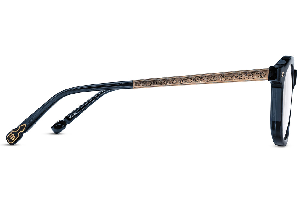 Matsuda - M2068 Eyeglasses Dark Navy Crystal - Brushed Gold