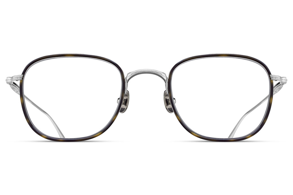 Matsuda - M3090-I Eyeglasses Brushed Silver - Khaki Tortoise