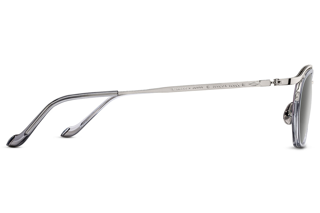 Matsuda - M3092-N Sunglasses Palladium White - Grey Crystal