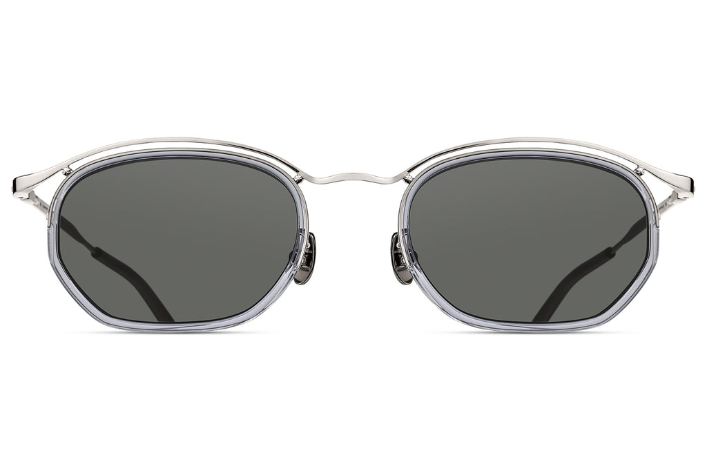 Matsuda - M3092-N Sunglasses Palladium White - Grey Crystal