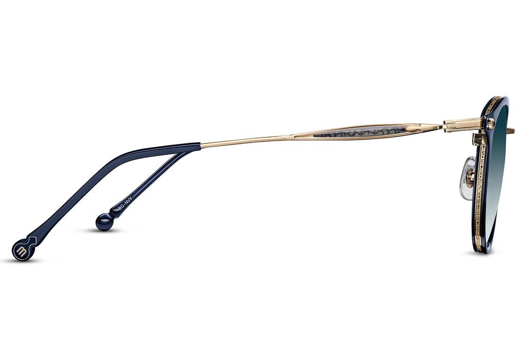 Matsuda - M3114 Sunglasses Navy - Brushed Gold