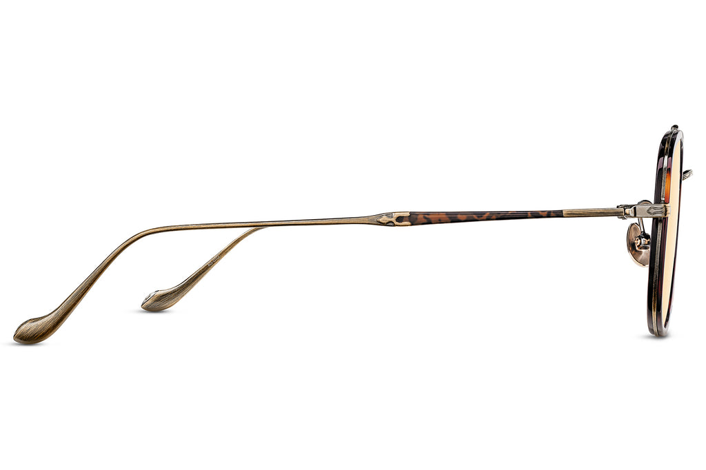 Matsuda - M3123 Sunglasses Antique Gold - Dark Tortoise