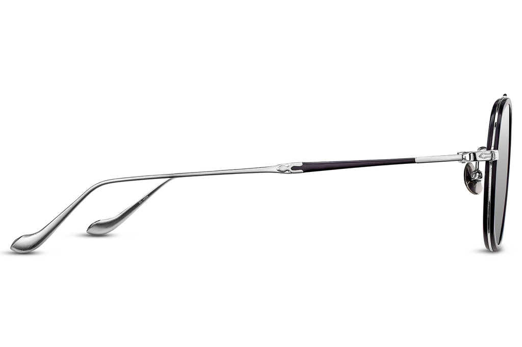 Matsuda - M3123 Sunglasses Brushed Silver - Matte Black