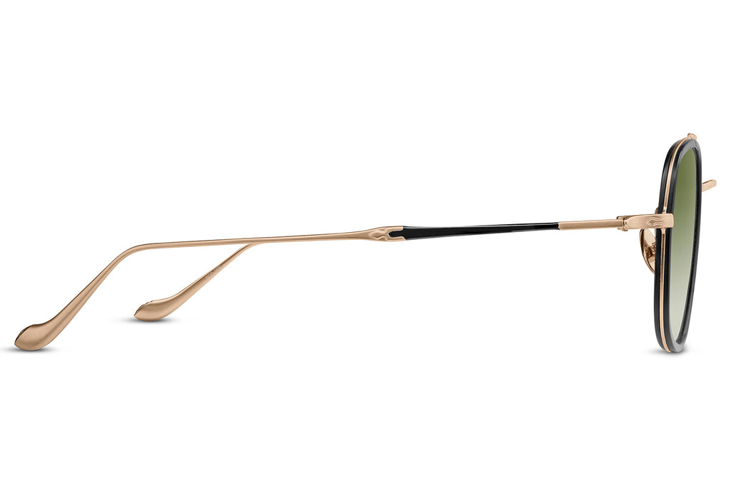Matsuda - M3123 Sunglasses Matte Gold - Matte Black