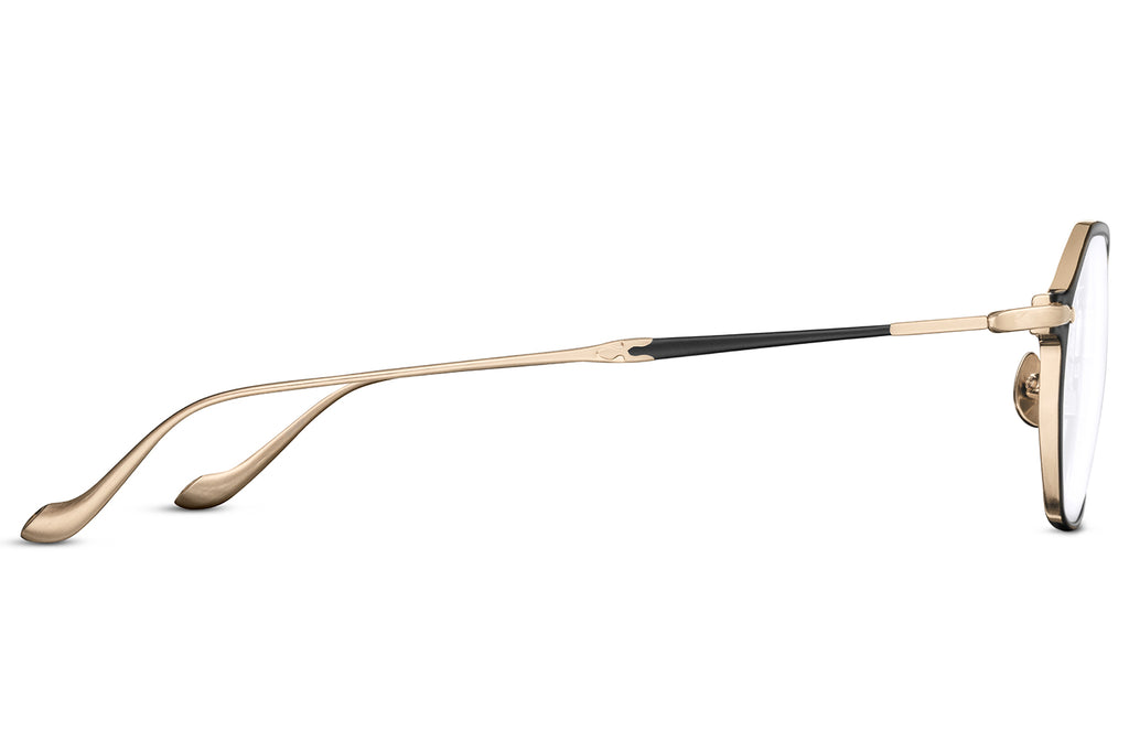 Matsuda - M3133 Eyeglasses Brushed Gold - Matte Black