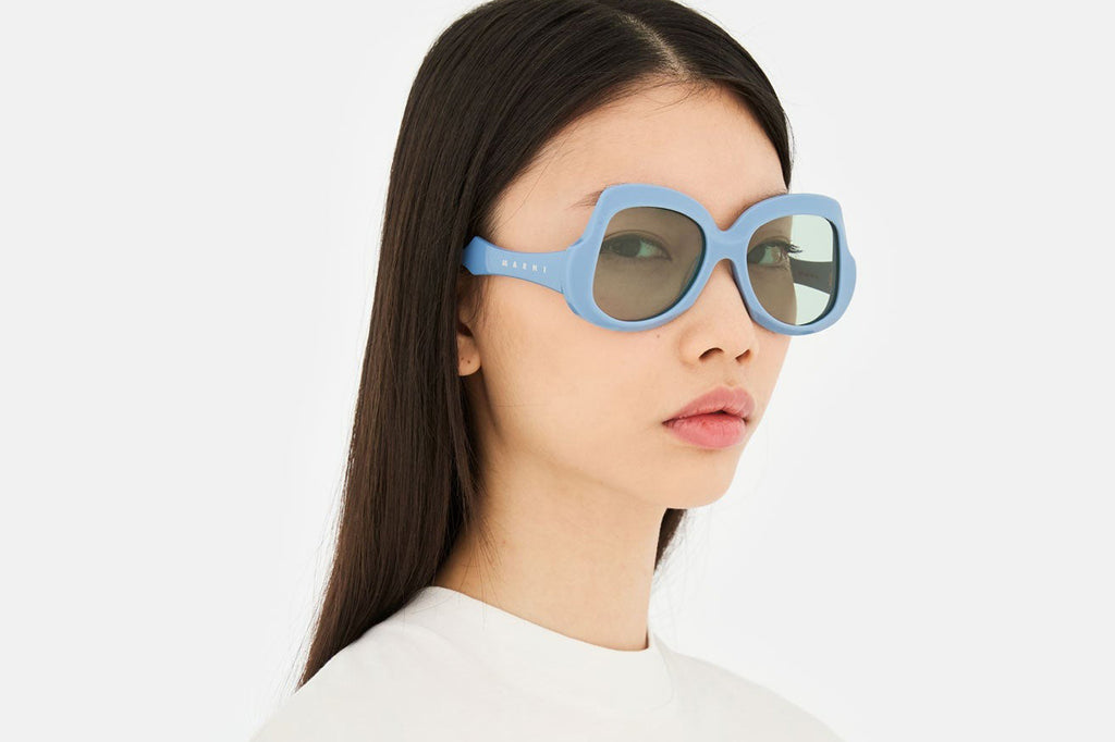Marni® - Quelyfish Sunglasses Bluish Grey