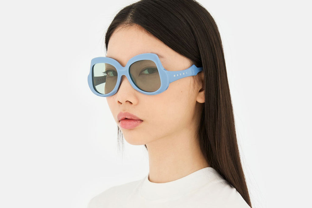 Marni® - Quelyfish Sunglasses Bluish Grey
