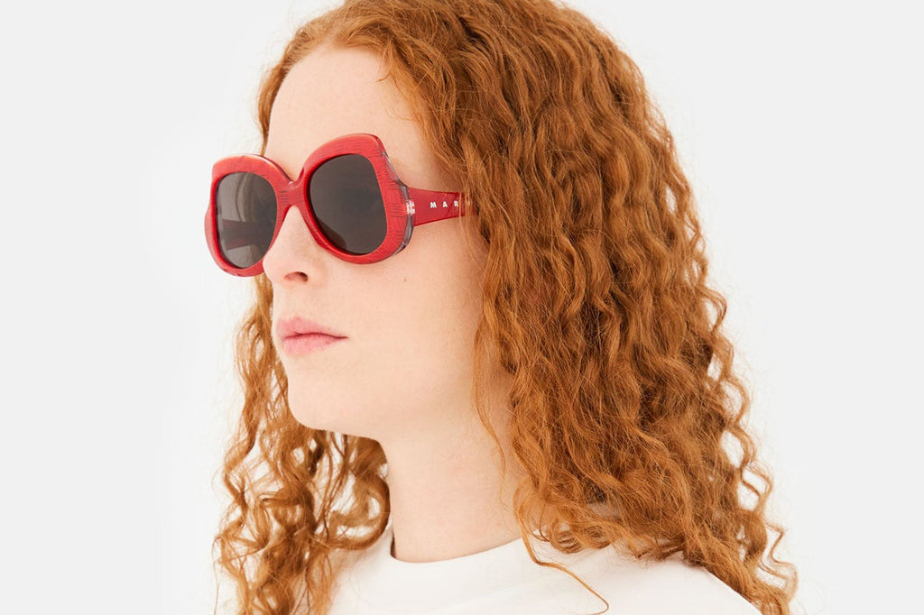 Marni® - Quelyfish Sunglasses Red Comb