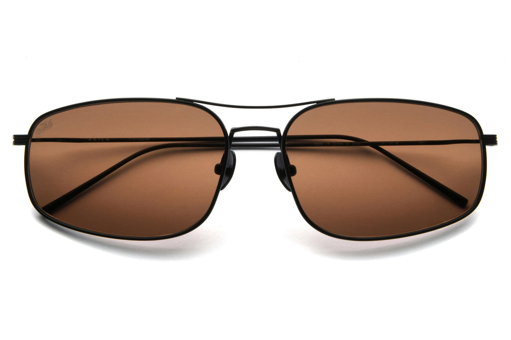 AKILA® Eyewear - Mal Sunglasses Black w/ Brown Lenses