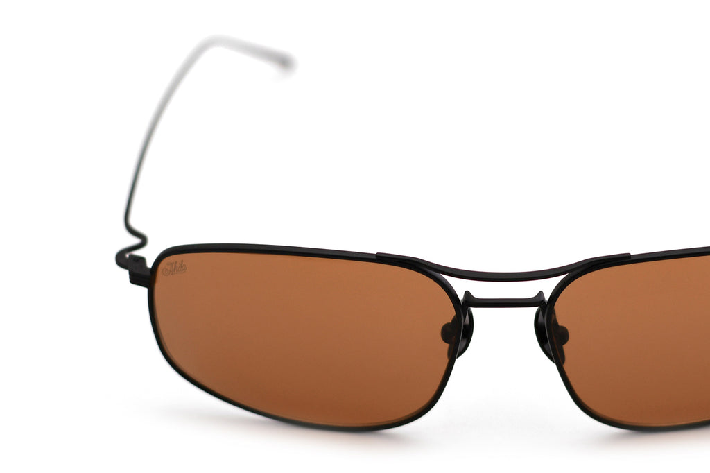 AKILA® Eyewear - Mal Sunglasses Black w/ Brown Lenses