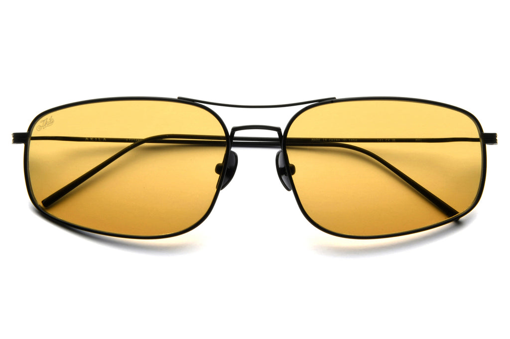 AKILA® Eyewear - Mal Sunglasses Black w/ Yellow Lenses