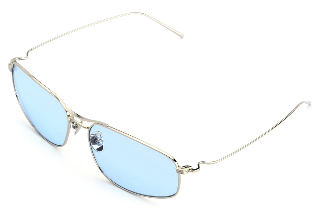 AKILA® Eyewear - Mal Sunglasses Silver w/ Sky Blue Lenses