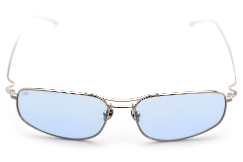 AKILA® Eyewear - Mal Sunglasses Silver w/ Sky Blue Lenses