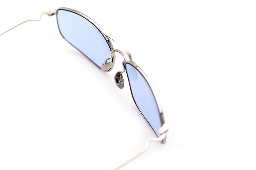 AKILA® Eyewear - Mal Sunglasses Silver w/ Sky Blue Lenses