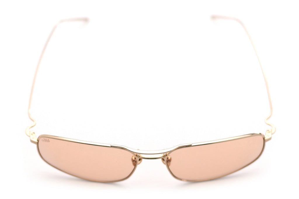AKILA® Eyewear - Mal Sunglasses Gold w/ Peach Lenses