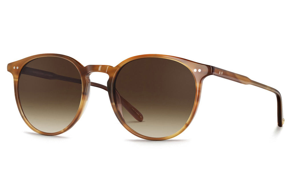 Garrett Leight - Morningside Sunglasses True Demi with Semi-Flat Sepia Gradient Lenses