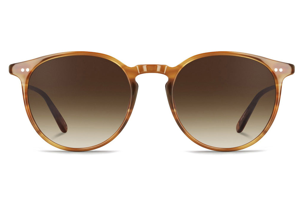 Garrett Leight - Morningside Sunglasses True Demi with Semi-Flat Sepia Gradient Lenses