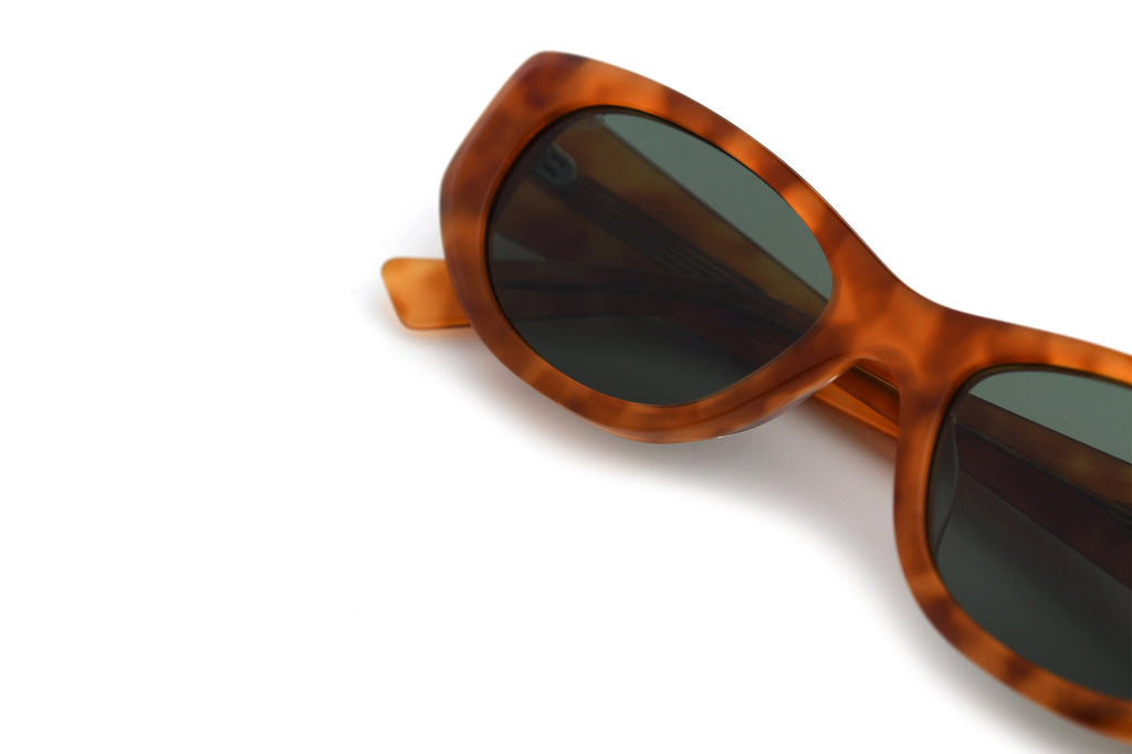 AKILA® Eyewear - Newt Sunglasses Havana w/ Teal Lenses