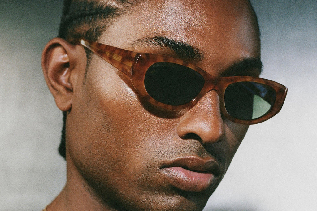 AKILA® Eyewear - Newt Sunglasses Havana w/ Teal Lenses