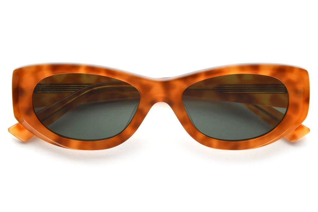 AKILA® Eyewear - Newt Sunglasses Havana w/ Teal Lenses