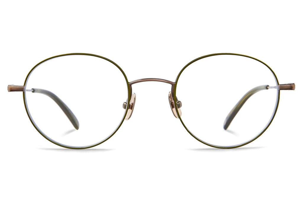 Garrett Leight - Cloy II Eyeglasses Antique Gold-Olive-Douglas Fir