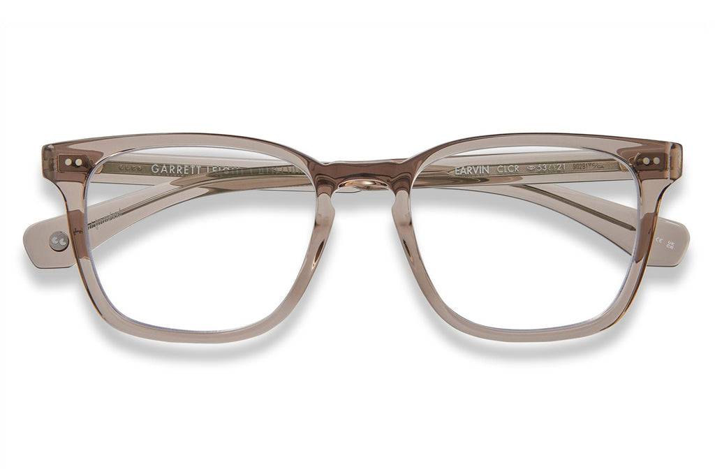 Garrett Leight - Earvin Eyeglasses Clay Crystal
