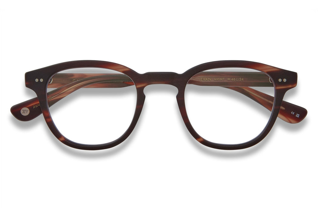 Garrett Leight - Evan Eyeglasses Matte Redwood Tortoise