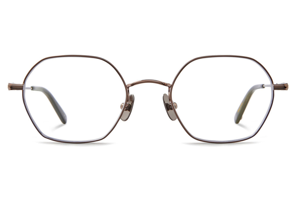 Garrett Leight - Kaiser Eyeglasses Chocolate Gold-Douglas Fir