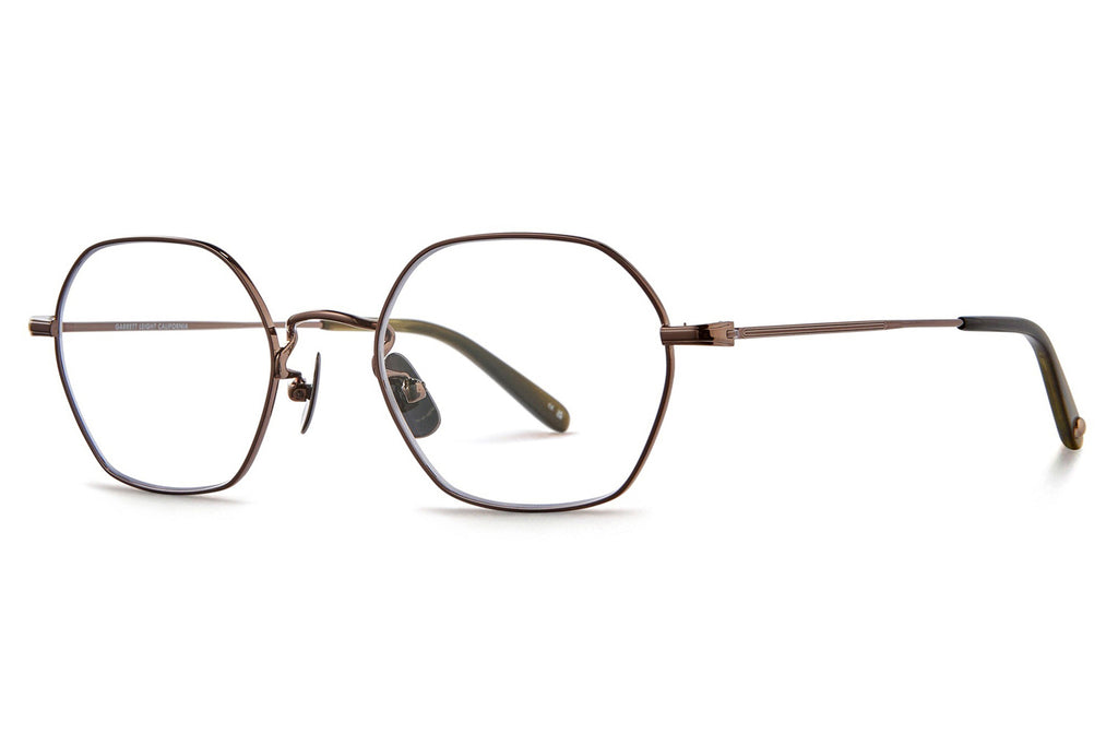 Garrett Leight - Kaiser Eyeglasses Chocolate Gold-Douglas Fir