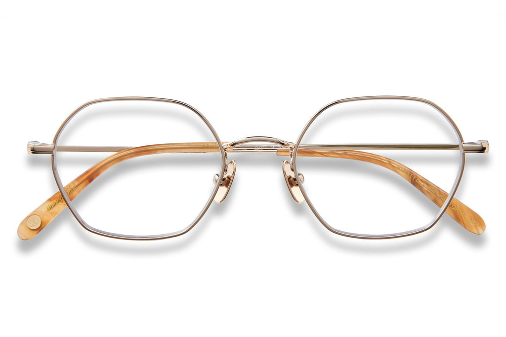 Garrett Leight - Kaiser Eyeglasses Gold-Agave Tortoise