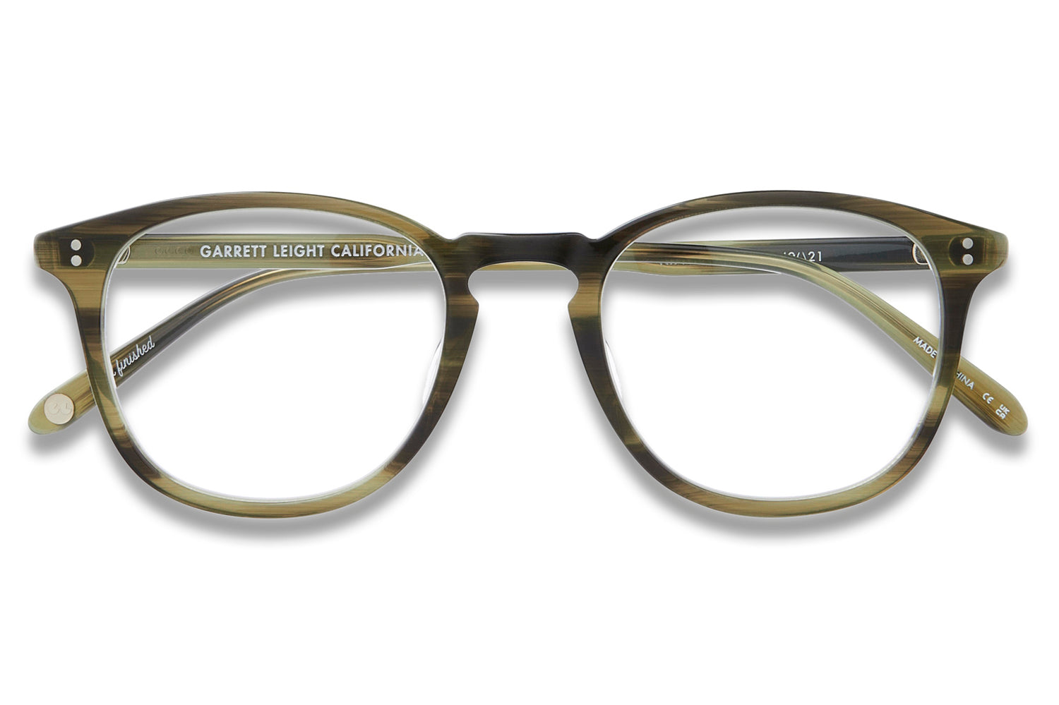 小物 Garrett Leight California Clear Glasses Garrett Leight® - Kinney | Square Acetate Optical