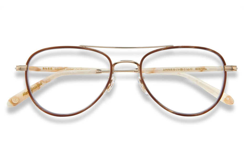 Garrett Leight - Linnie Eyeglasses Java-Gold