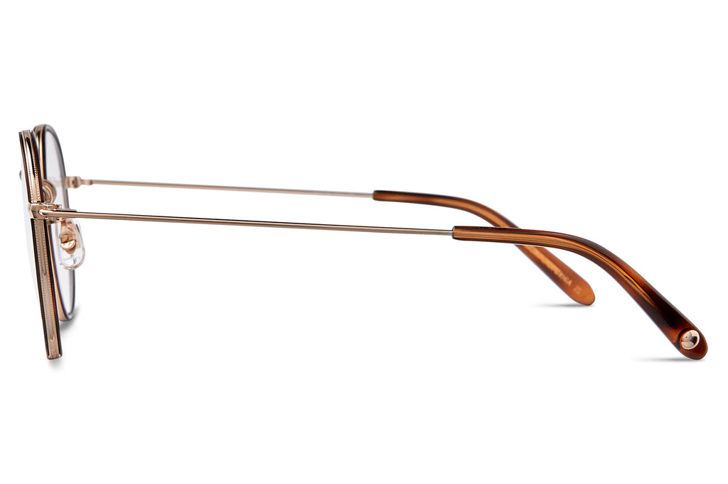 Garrett Leight - Paloma Eyeglasses Spotted Brown Shell-Gold