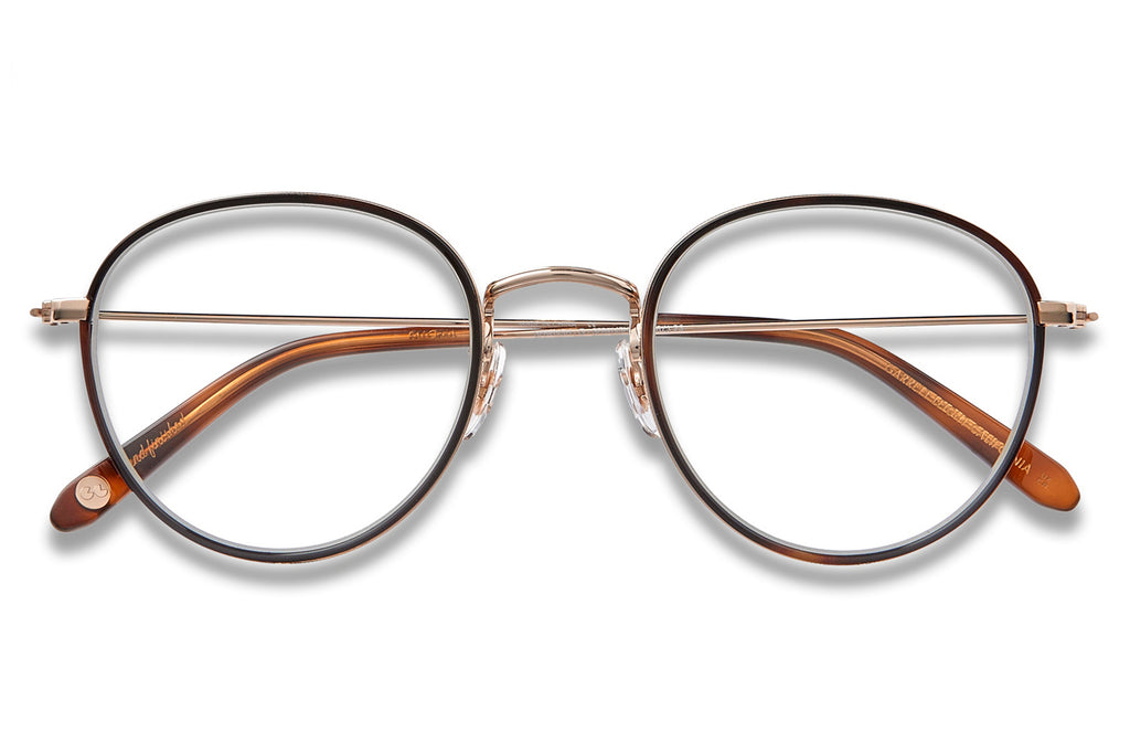 Garrett Leight - Paloma Eyeglasses Spotted Brown Shell-Gold