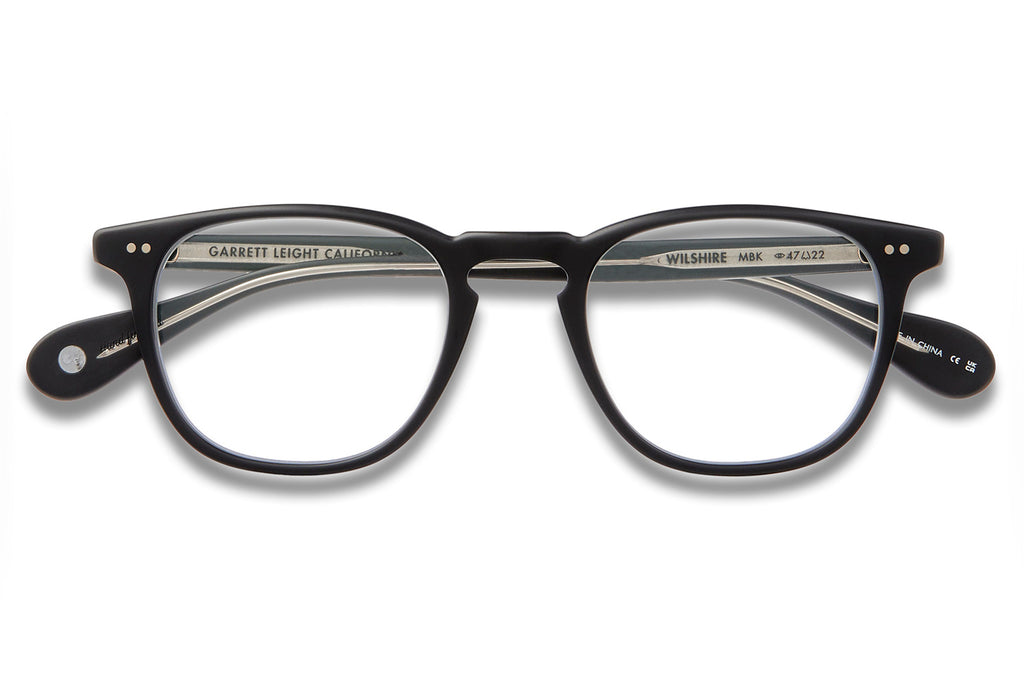 Garrett Leight - Wilshire Eyeglasses Matte Black