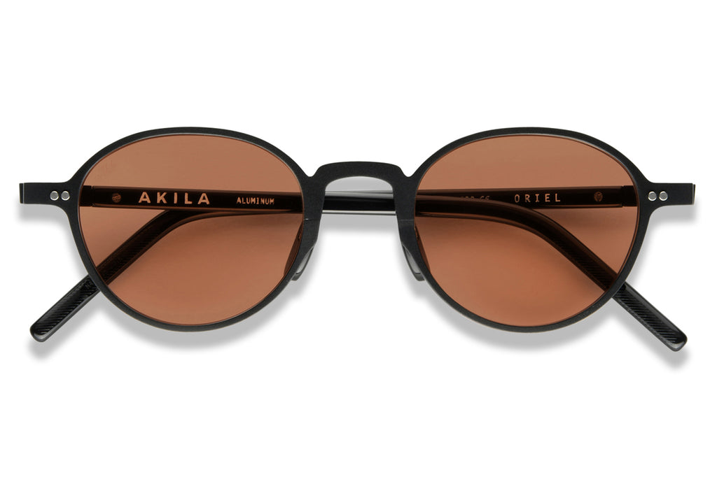 AKILA® Eyewear - Oriel Sunglasses Matte Black w/ Light-Adaptive Peach Lenses