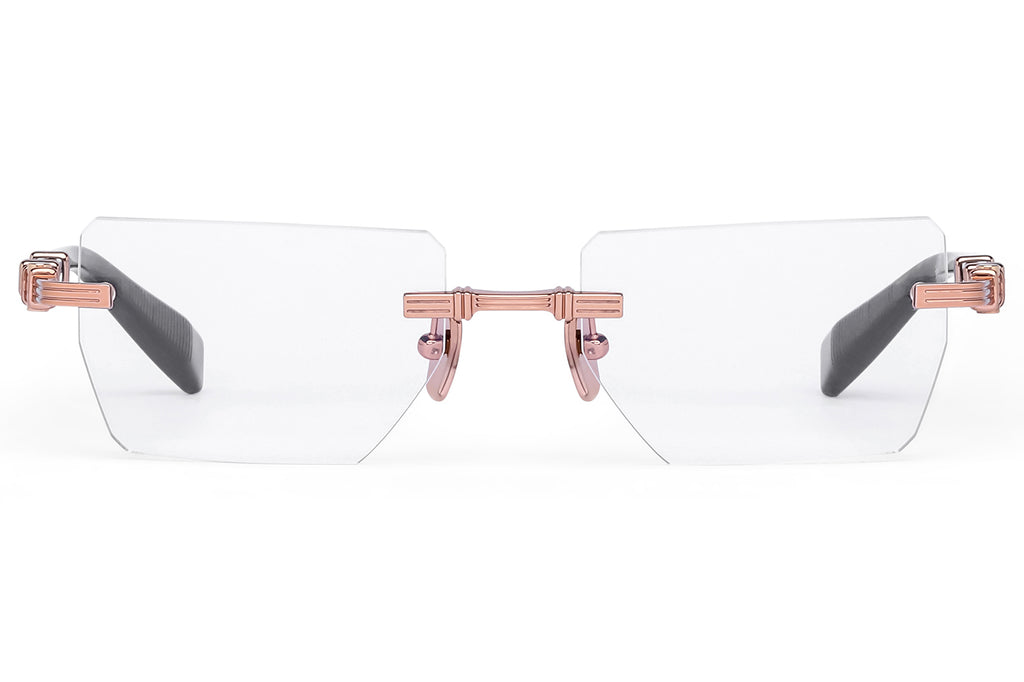 Balmain® Eyewear - Pierre Eyeglasses Rose Gold & Crystal Black Havana