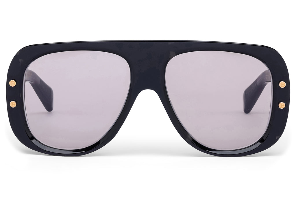 Crystal Black Havana & 12k Gold with Medium Brown Lenses