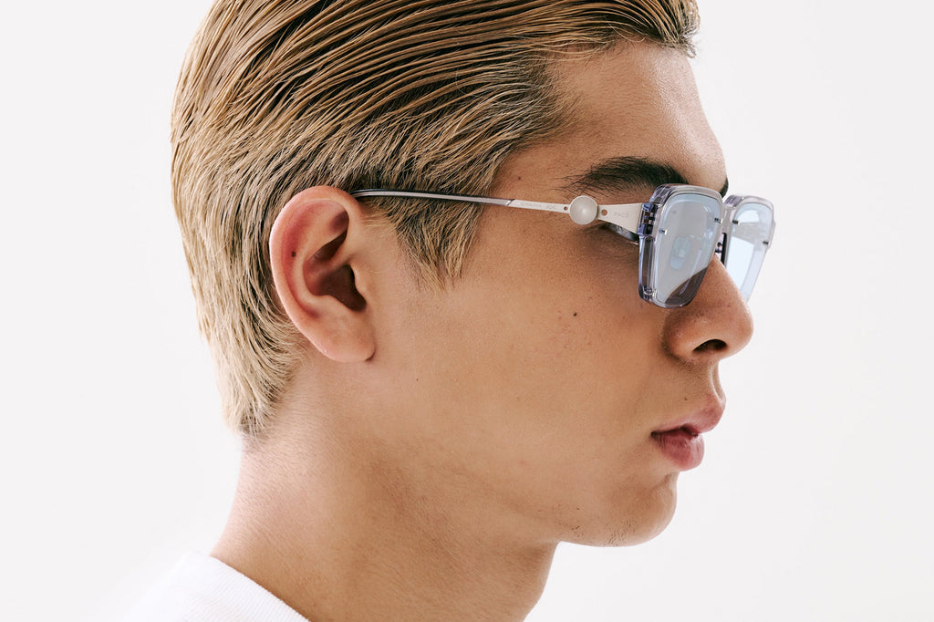 AKILA® Eyewear - Daytona x PACE Sunglasses Grey w/ Sky Blue Lenses