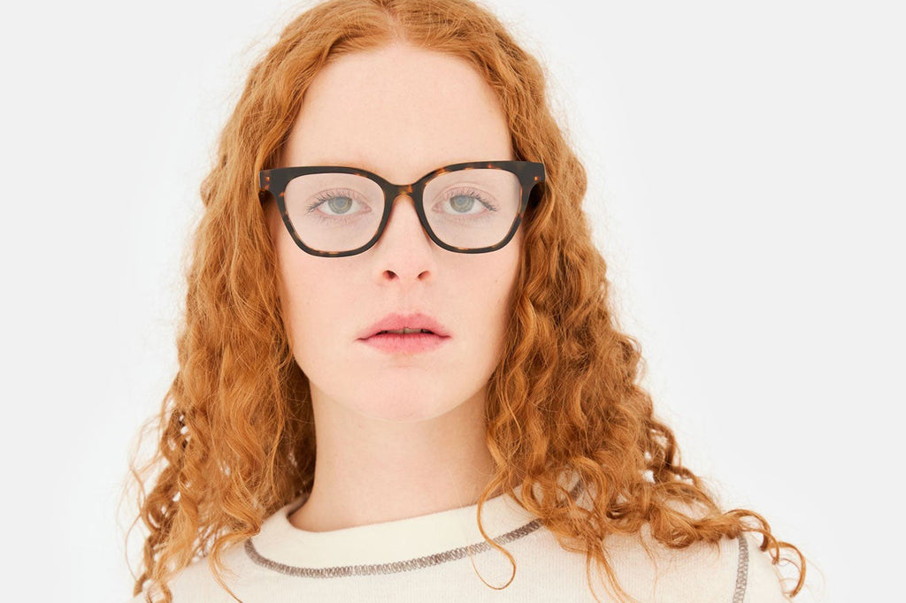 Retro Super Future® - Numero 131 Eyeglasses Burnt Havana