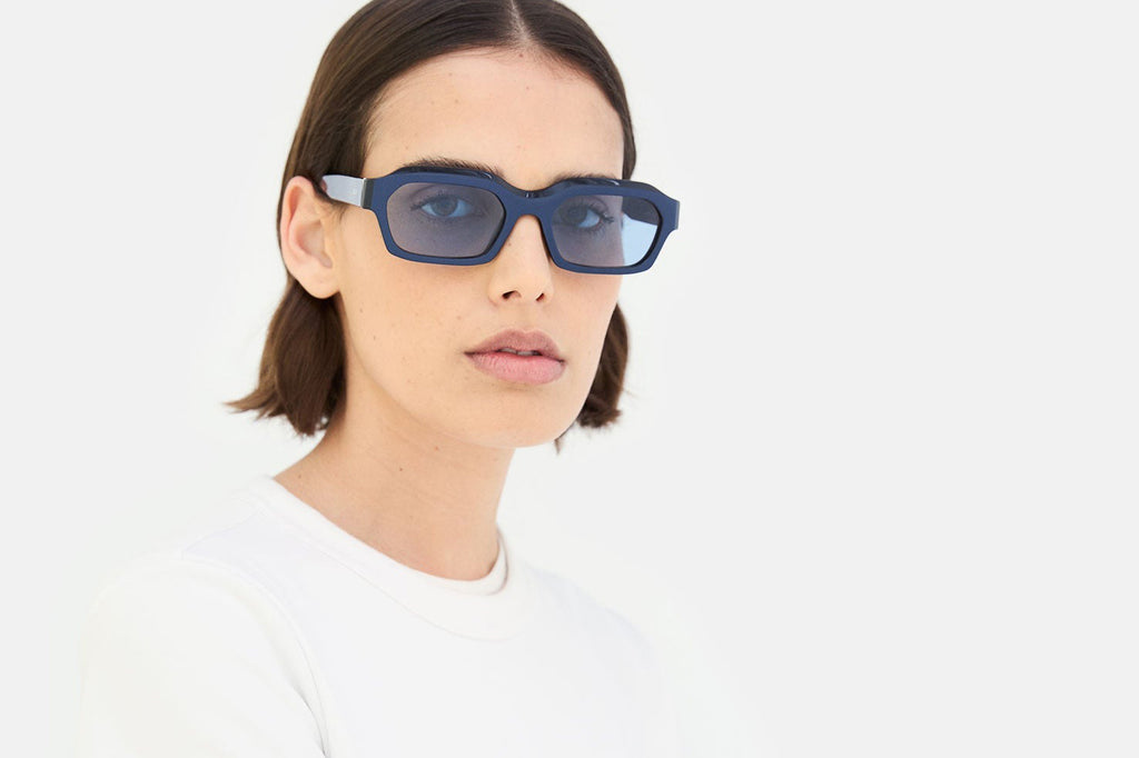 Retro Super Future® - Boletus Sunglasses Metallic Blue