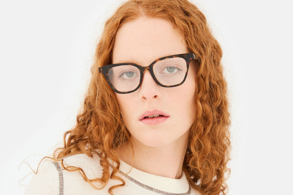 Retro Super Future® - Numero 131 Eyeglasses Burnt Havana