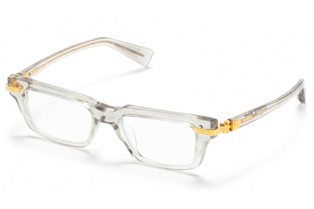 Balmain® Eyewear - Sentinelle-IV Eyeglasses Crystal Grey & Gold