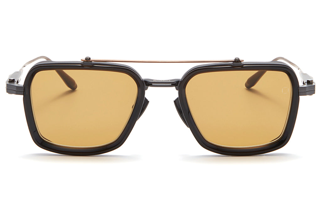 Akoni - Solis Sunglasses Black Iron & Bronze with Senape Lenses