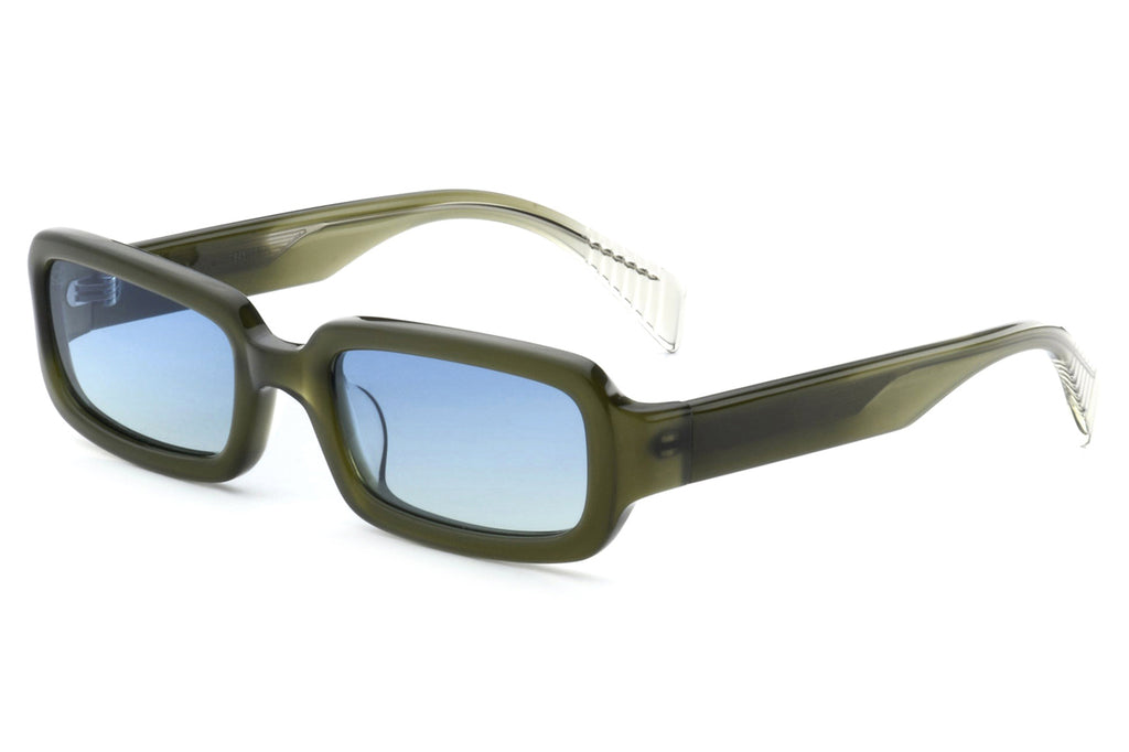 AKILA® Eyewear - Sequence Sunglasses Green w/ Blue Gradient Lenses