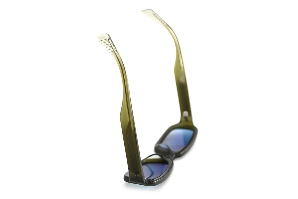 AKILA® Eyewear - Sequence Sunglasses Green w/ Blue Gradient Lenses