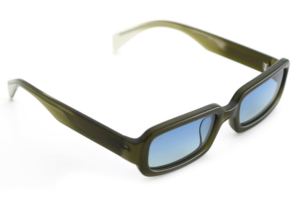 AKILA® Eyewear - Sequence Sunglasses Green w/ Blue Gradient Lenses