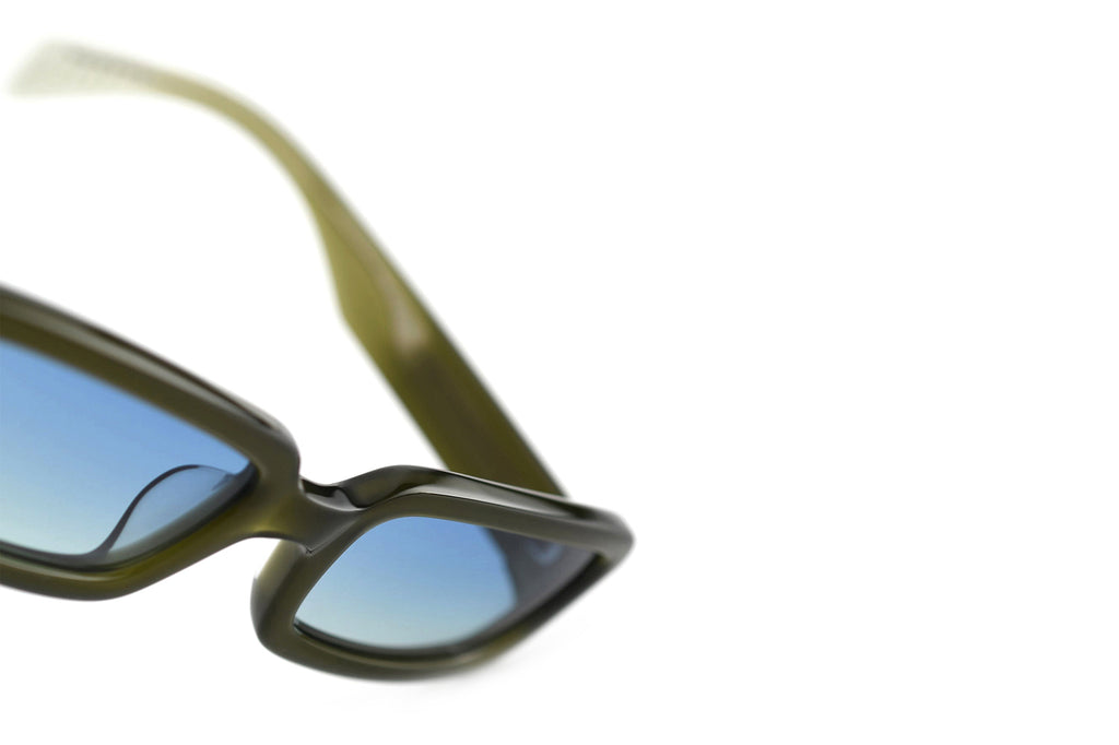 AKILA® Eyewear - Sequence Sunglasses Green w/ Blue Gradient Lenses